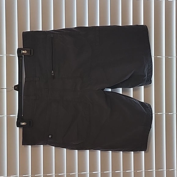 Dark Slate Grey Alaskan Hardgear Free Reign 11" shorts by Duluth - Picture 2 of 9